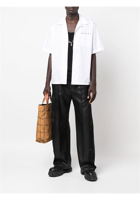 camicia bowling uomo bianca MARNI | CUMU0213P8 USCT88LOW01